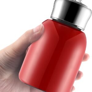 Red 10oz Mini Insulated Tumbler, Women's Lightweight Travel Portable Bottle