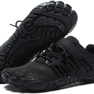 Barefoot Shoes Men Wide Toe Box Zero Drop Water Shoes Men for Gym Workout Minimalist Weightlifting Cross-Trainer Running Hike Grounded Footwear