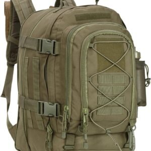 Large Military Bug Out Bag 3 Day Pack Expandable Backpack Army Daypack for Outdoor Hiking Hunting (Green)