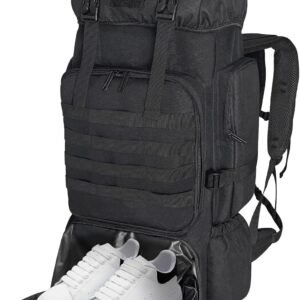 80L 100 liters Hiking Backpack Camping Rucksack, Men Outdoor Travel Climbing Knapsack Mountaineering Trekking Backpack