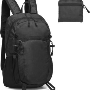 Hiking Daypack Packable, Camping Backpack Water Resistant Lightweight Polyester for Men Women Travel Outdoor