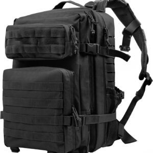 45L Military Tactical Backpack for Men and Women Army 3 Day Assault Pack Bag Large Rucksack with  System