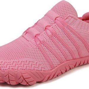 Unisex Minimalist Barefoot Shoes for Men and Women with Wide Toe Box Zero Drop Design Hike Footwear Minimalist Shoes Five Finger Cross-Trainer Ideal for Walking Hiking and Grounding Activities