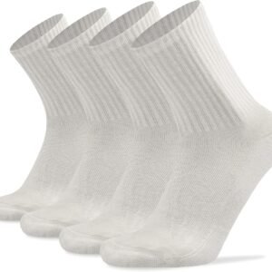 Merino Wool Cushioned Hiking Socks for Men Women, Warm Crew Walking & Boot Socks for Trekking, Work, Outdoor