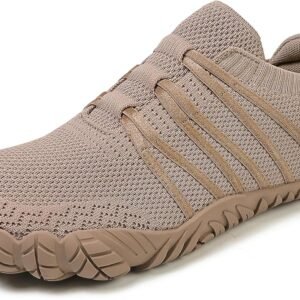 Unisex Minimalist Barefoot Shoes for Men and Women with Wide Toe Box Zero Drop Design Hike Footwear Minimalist Shoes Five Finger Cross-Trainer Ideal for Walking Hiking and Grounding Activities
